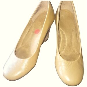 Aerosoles Women's Plum Tree Leopard Print Wedge Elegant Women's Shoes Sz 8